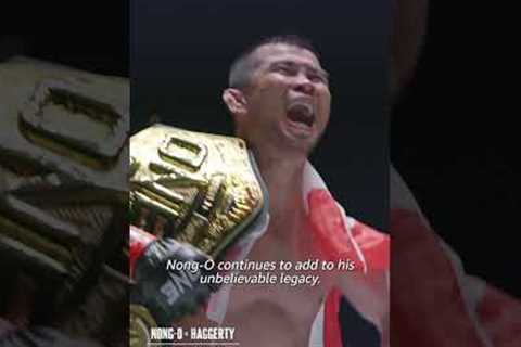 You don't want to miss Nong-O vs Haggerty | ONE Championship