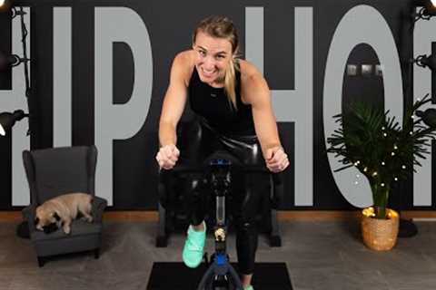 Hip Hop HIIT Cardio Indoor Cycling Class | 30 Minute Rhythm Ride