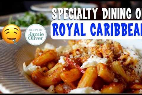 Royal Caribbean's Jamie Oliver Italian Restaurant Symphony of the Seas Specialty Dining