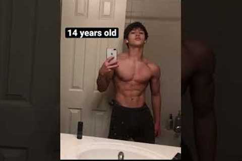 I was probably the biggest 14 year old out there😍 #bodybuilding #fitness #fyp #shorts #gym