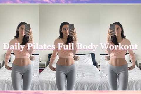 15MIN Pilates ‘Hourglass’ Full Body Workout // no equipment + beginner friendly