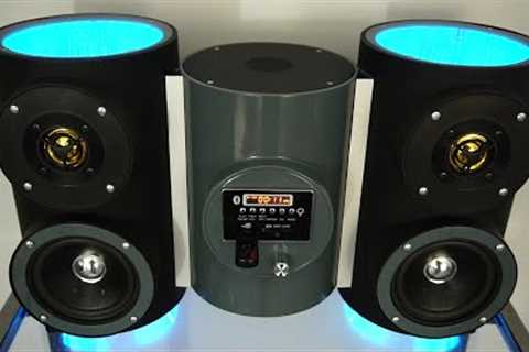 DIY Boombox portable and powerful than pvc pipes