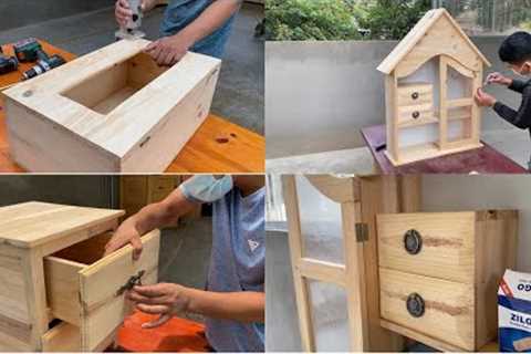 4 DIY Woodworking Projects You Can't Miss // Build Useful Household Furniture From Pallet Wood