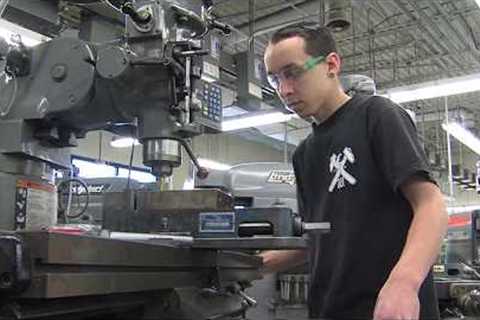 Training for a machining career in high school