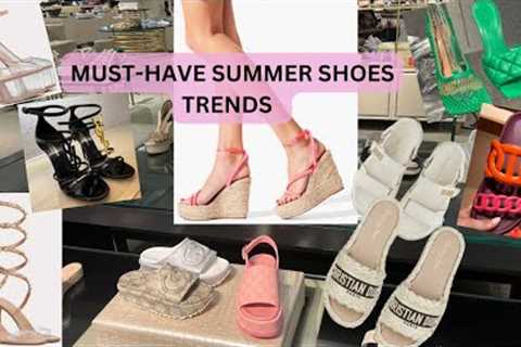 Summer 2023 Shoe Trends I The Best Designer Shoes for Summer I Luxury Shopping Vlog