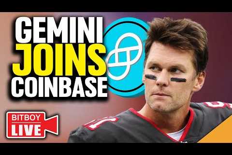 Tom Brady STILL BULLISH on Crypto! (Gemini Joins Coinbase in US Exodus)
