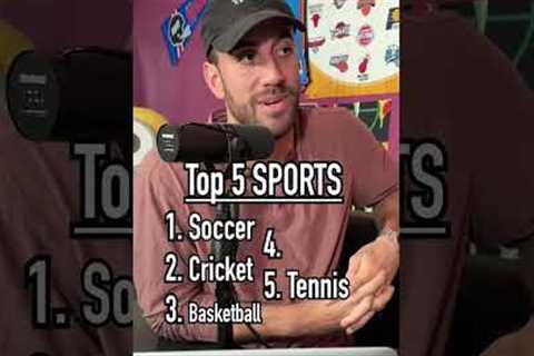 Guessing the most POPULAR SPORTS in the World! #shorts