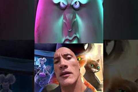 puss in boots referenced the rock?
