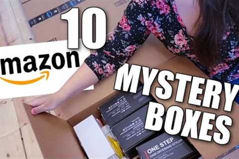 Amazon Mystery Box - UNBOXING 10 BOXES For Selling on eBay WhatNot Facebook Local Sales