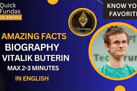 Vitalik Buterin: Ethereum Founder and Cryptocurrency Visionary #ethereum #eth #evm