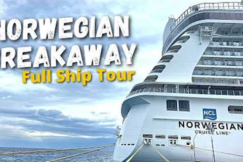 Norwegian Breakaway Cruise Ship Full Tour &amp; Review 2023 (Top Cruise Tips &amp; Best Spots..