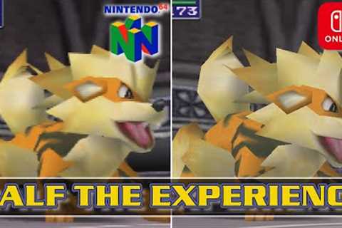 Pokemon Stadium Lacks ONE KEY Feature | Nintendo 64 vs Switch Comparison