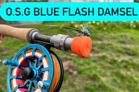 Best Blue Flash Damsel EVER ? UK Stillwater Trout Fly Fishing