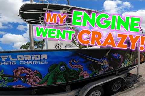 My engine acting CRAZY! Catch and Cook FISHING