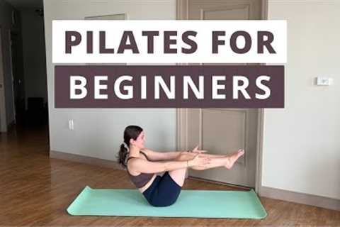 20 MIN BEGINNER PILATES WORKOUT (No Equipment || Full Body Pilates for Beginners)