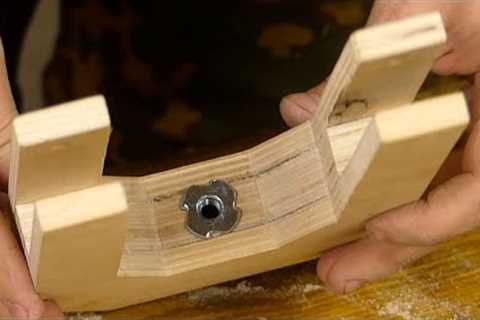 Amazing homemade carpentry fixture!