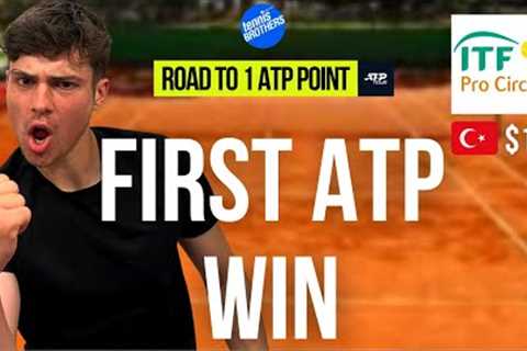 My First Win Against An ATP Ranked Opponent !!