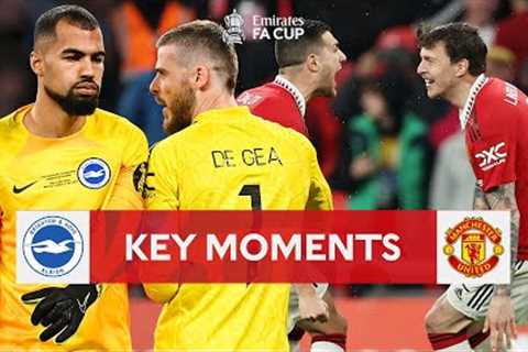 Brighton v Manchester United | Key Moments | Semi-Final | Emirates FA Cup 2022-23