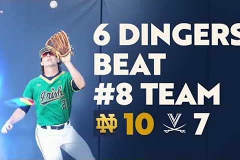 Home Run Derby Leads Irish to Win Over #8 Cavaliers | Highlights vs Virginia | Notre Dame Baseball