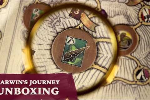 Darwin's Journey one-take unboxing!