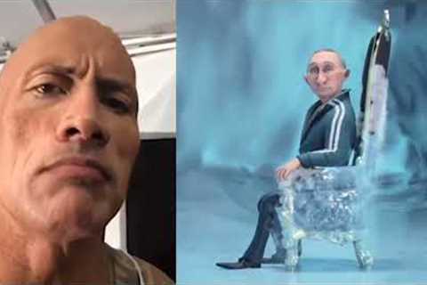 The Rock Reacts to My Heart Is Cold meme