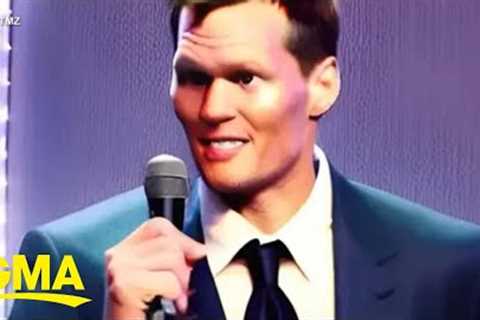 Tom Brady threatens lawsuit against creators of AI generated standup | GMA