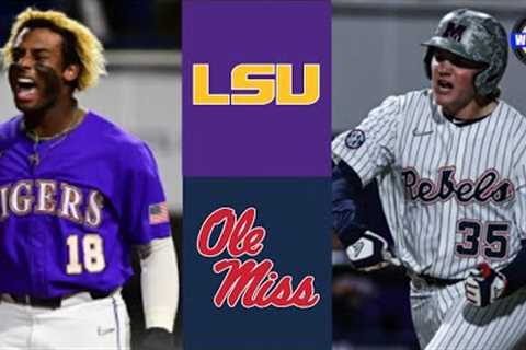 #1 LSU vs Ole Miss Highlights | 2023 College Baseball Highlights
