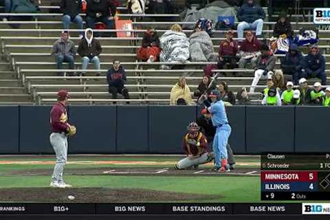 Illini Baseball | Jacob Schroeder Walk-Off Home Run 4/23/23