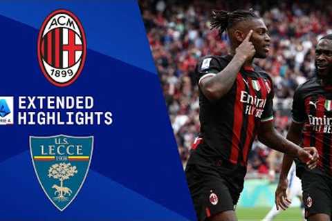 AC Milan vs. Lecce: Extended Highlights | Serie A | CBS Sports Golazo