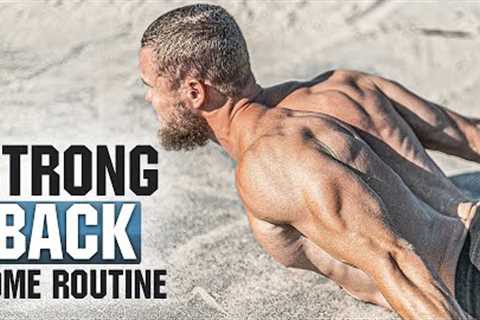 NO GYM FULL BACK WORKOUT AT HOME | NO EQUIPMENT NEEDED