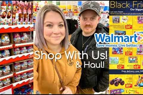 Black Friday Walmart Haul! Shop With Me! Christmas Gifts &amp; Groceries!