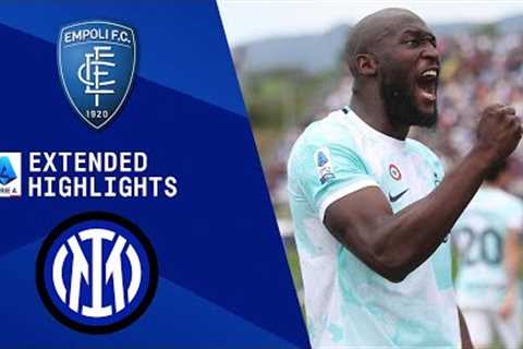 Empoli vs. Inter: Extended Highlights | Serie A | CBS Sports Golazo