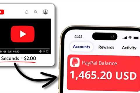 Make Money Online Watching YouTube Videos (60 SECONDS = $2.00)