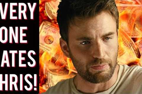 Hollywood actor Chris Evans learns he’s NOTHING without Marvel! New Ghosted movie FLOPS with fans!