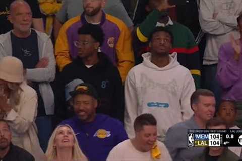 LeBron James shocks Bronny &amp; Bryce after going insane clutch vs Grizzlies 🤯