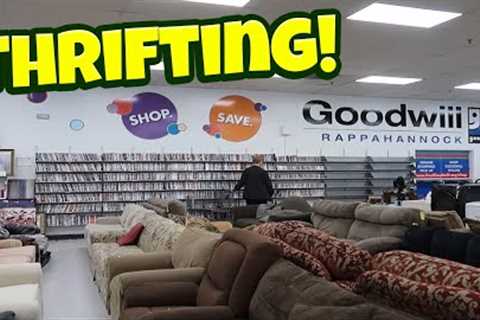 Thrifting a Goodwill SUPER STORE in Fredericksburg Virginia | Selling on Ebay and Amazon FBA!