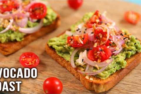 Avocado Toast Recipe | Healthy &amp; Quick Breakfast | Brown Bread Toast Ideas | Easy Toasties |..