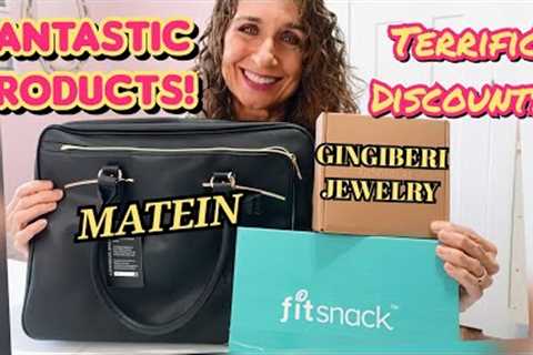 Fun Review! Gingiberi Jewelry, Matein Women's Breifcase, FitSnack Unboxing April Spring 2023