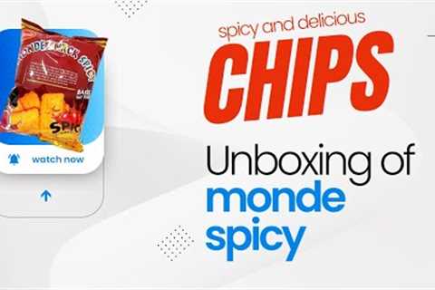 Wow! These Chips Are Spicy And Delicious - Unboxing Monde Spicy || ASMR Satisfying