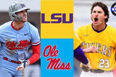 #1 LSU vs Ole Miss Highlights (Game 3, CRAZY GAME!) | 2023 College Baseball Highlights