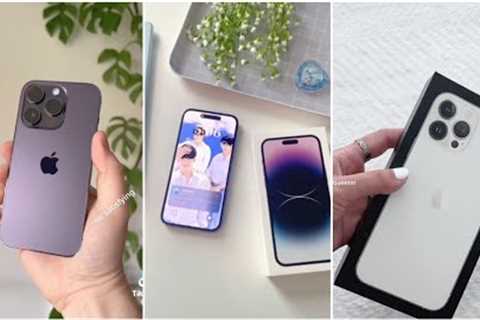 [ASMR] IPhone 14 unboxing • accessories • tiktok compilation
