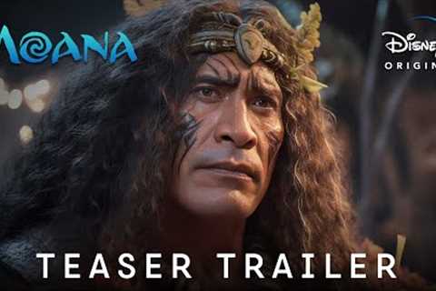 Moana Live Action - Teaser Trailer (2024) Auliʻi Cravalho, Dwayne Johnson | Disney+