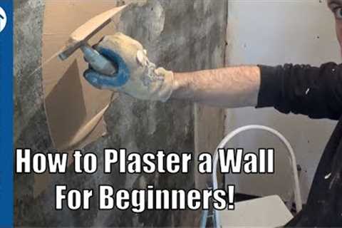 How to plaster a wall, a beginners guide. Plastering made easy for the DIY enthusiast.