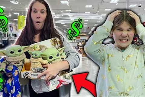 Buying all the Baby Yoda Stuff My Mom Touches!