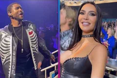Kim Kardashian Gets SERENADED by Usher