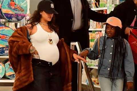 Rihanna takes Goddaughter Shopping at Target