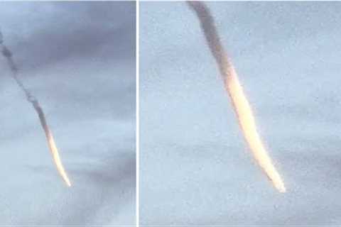 This Man Revealed Something Big Was Seen Falling Out The Sky But Said Helicopters Quickly Removed It