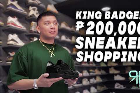King Badger Goes Sneaker Shopping at RHAND RHELLE with Rhand Rhelle