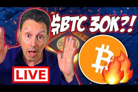 🔴 $BTC Bitcoin $30K ........ Again!?? Talking Bitcoin, Bitcoin Miners and the Market 🔴