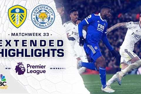 Leeds United v. Leicester City | PREMIER LEAGUE HIGHLIGHTS | 4/25/2023 | NBC Sports